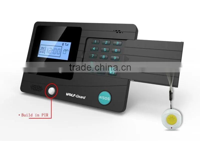 15 Years Factory GSM mms Alarm security System with LCD Screen and built-in PIR YL-007M2K gsm intelligent alarm system