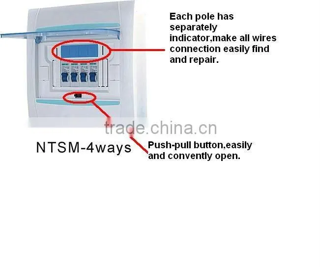 NTSM-18ways Distribution Box(Electrical Distribution Box,Plastic Enclosure)