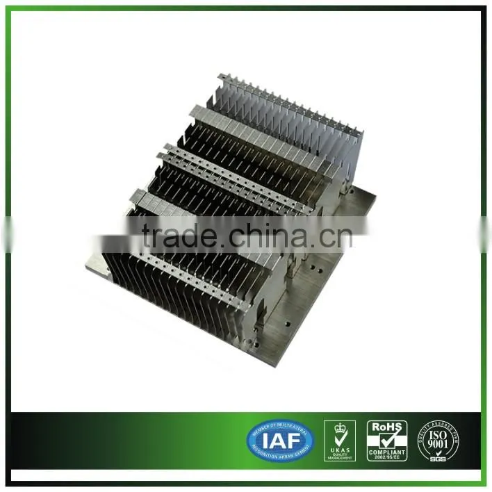 customized copper heat pipe cross fin heatsink