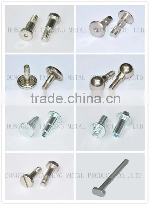 yellow zinc plated flat head rivets