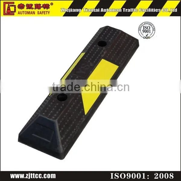 Perfect Parking Lots Solution Economy Solid Rubber Car Stop