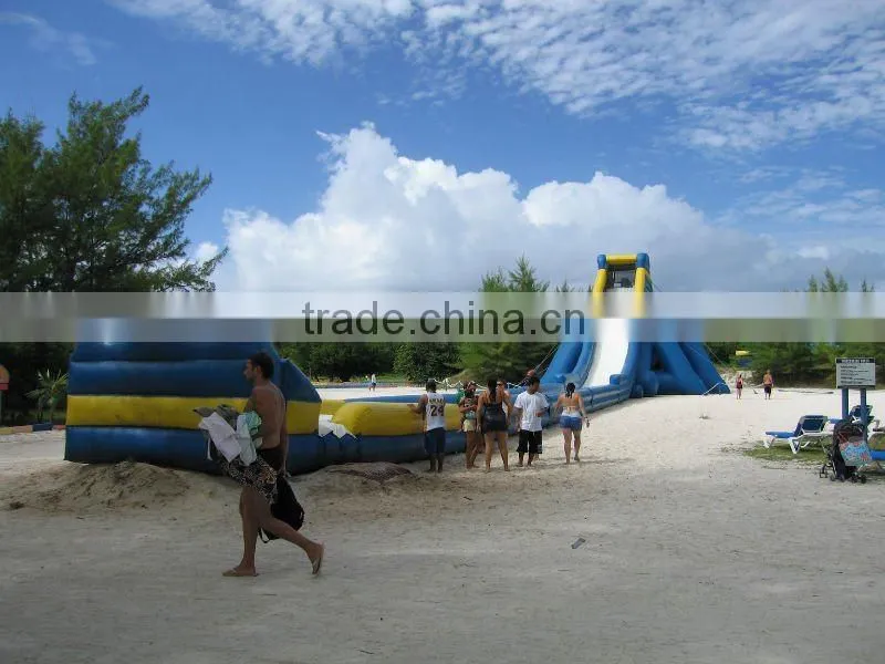commercial grade inflatable water slides / inflatable slide with pool