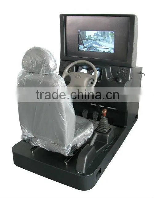 Right hand and left hand automobile driving simulator