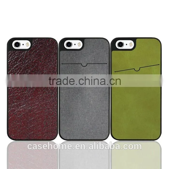 Hard PC Case PU Material Protective Back Cover for iphone SE