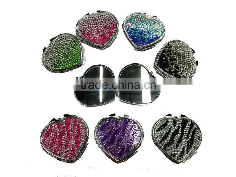 Yiwu Cheap Wholesale Crystal comestic mirror