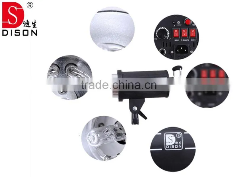 Dison mini type 200W LED studio light with ring flash, digital led video camera light