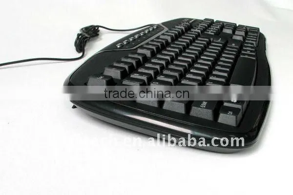 Standard wired keyboard with 104 Keys
