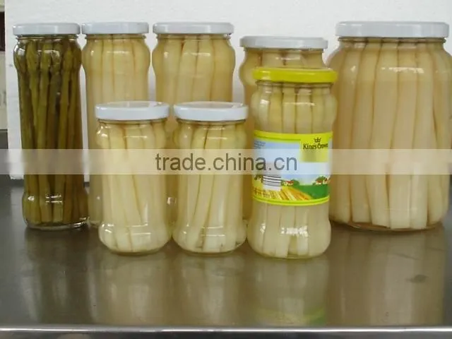 Canned white Asparagus