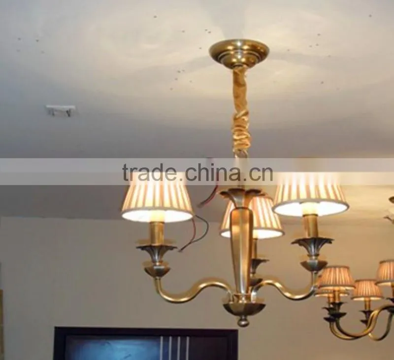 strong and Textural new brass pendant lamp simple for lobby