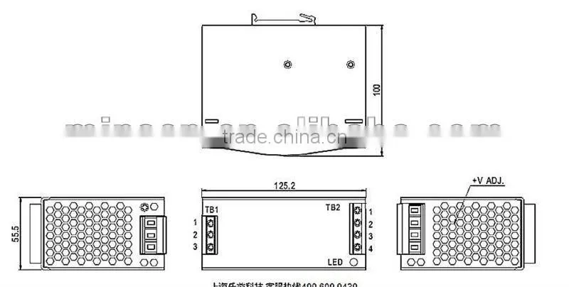 75W Din Rail powe supply DR-75W-24V/3A