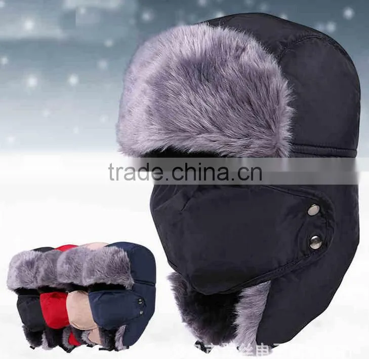 winter hat headwear with fur
