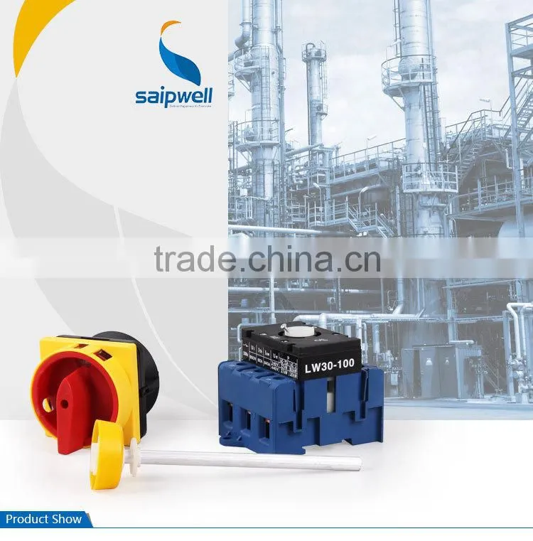 SAIP/SAIPWELL Low Price 100A Universal Electrical Turn Switch