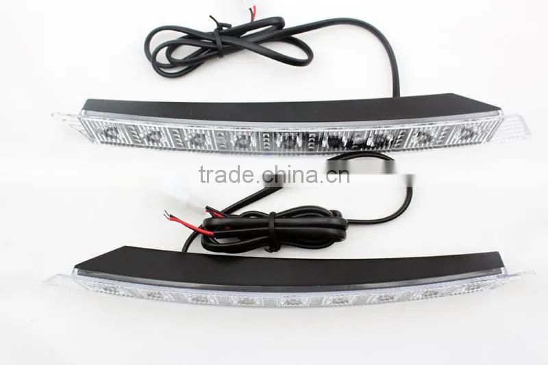 2015 New products long life High power 9 led drl turn signal light waterproof