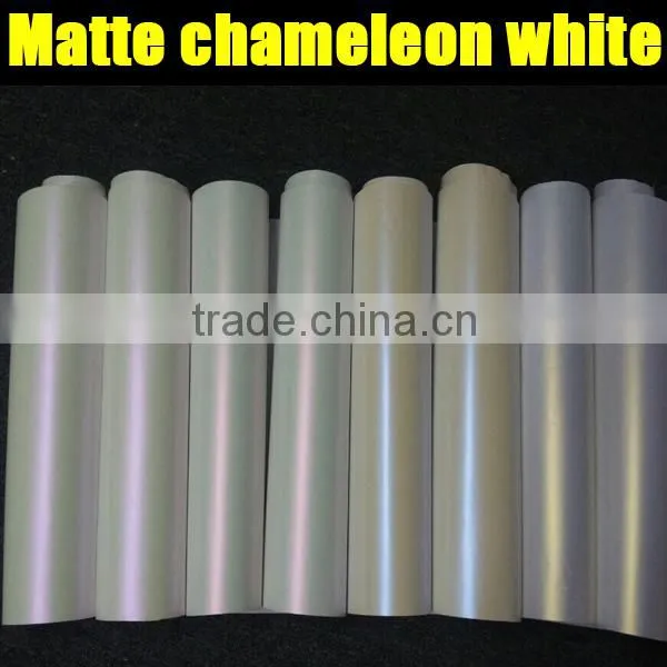 Popular Matte chameleon pearl white to purple with air bubble
