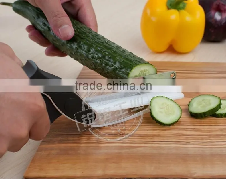 Clever Cutter 2-in-1 Food Chopper - Replace your Kitchen Knives and Cutting Boards