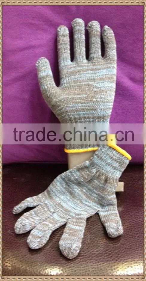 Colorful cotton glove
