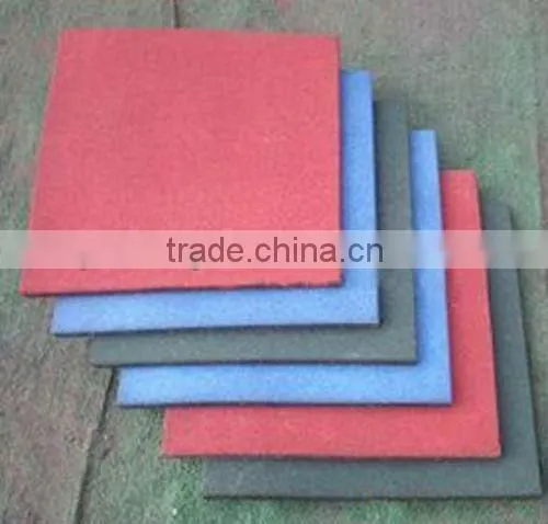 Rubber gym mat