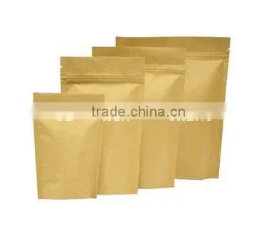 White kraft paper lined plastic for food (green products)