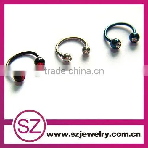 D169 piercing fake eyebrow piercing