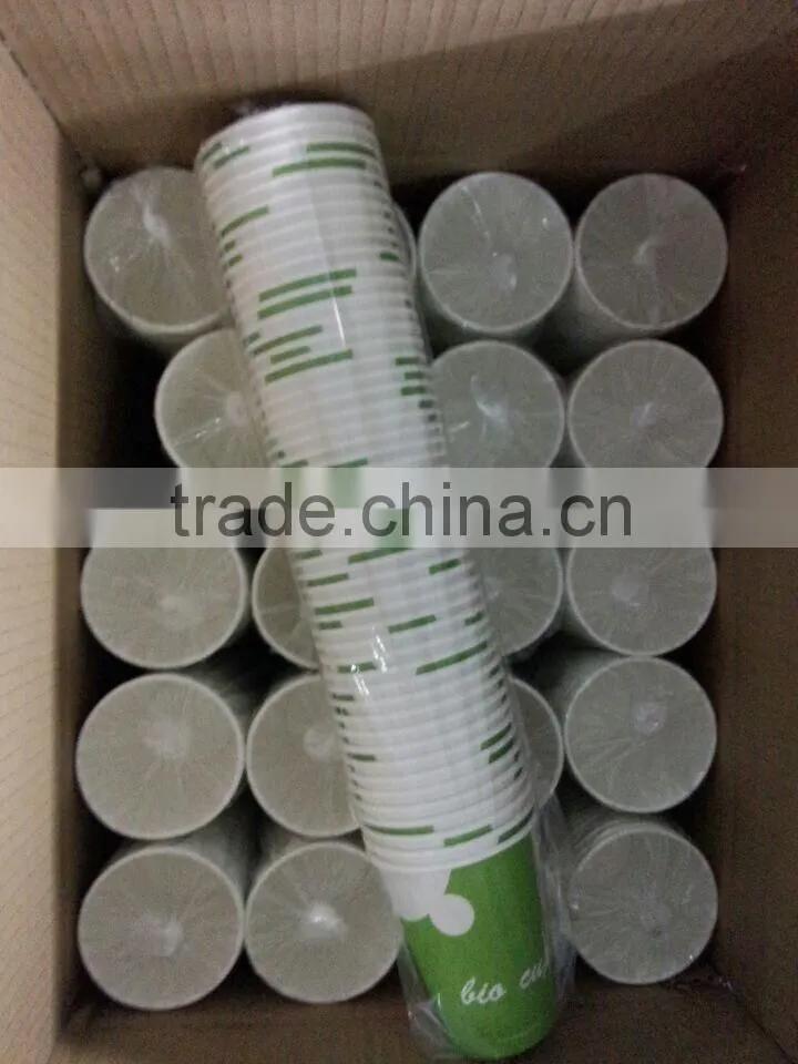 wholesale PLA cups, paper PLA cup,disposable PLA paper cup
