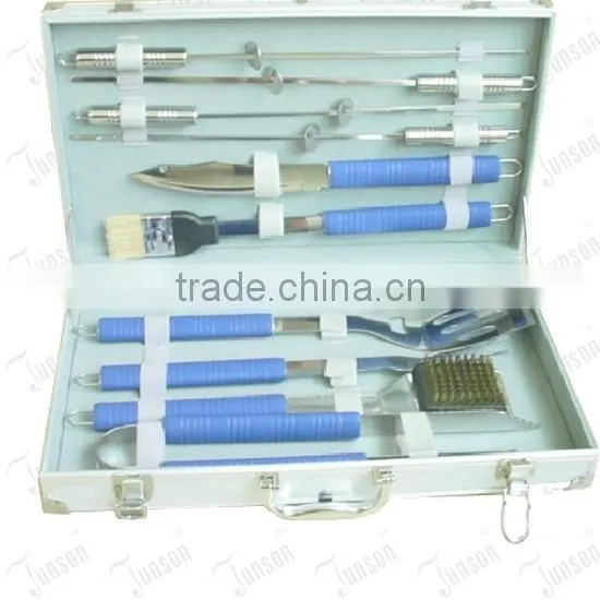 10PCS Stainless steel BBQ tool set