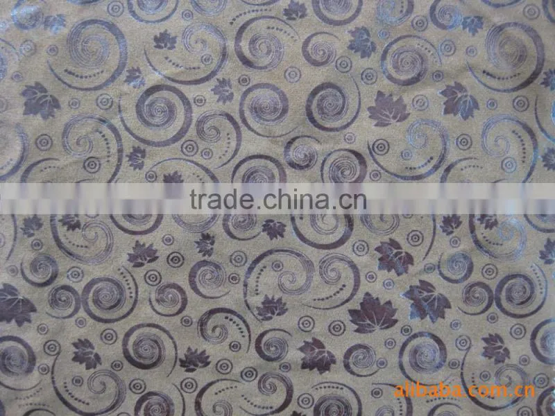 bronzing flock fabric for sofa cushion