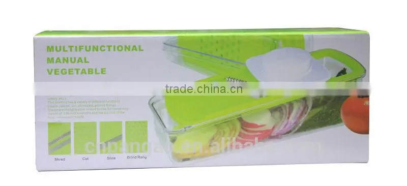 Eco-Friendly Feature and Metal Material multi vegetable slicer ks-150