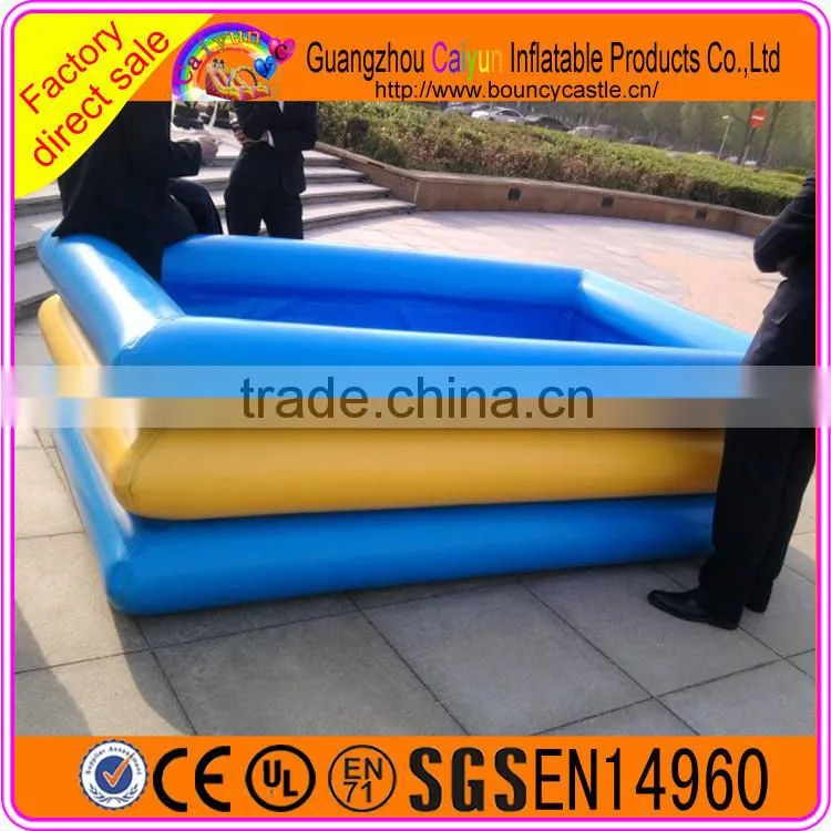Human sized inflatable pool for sale, above ground inflatable swimming pool with CE