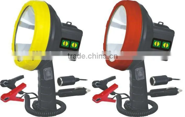 high brightness portable rechargeable halogen spotlight