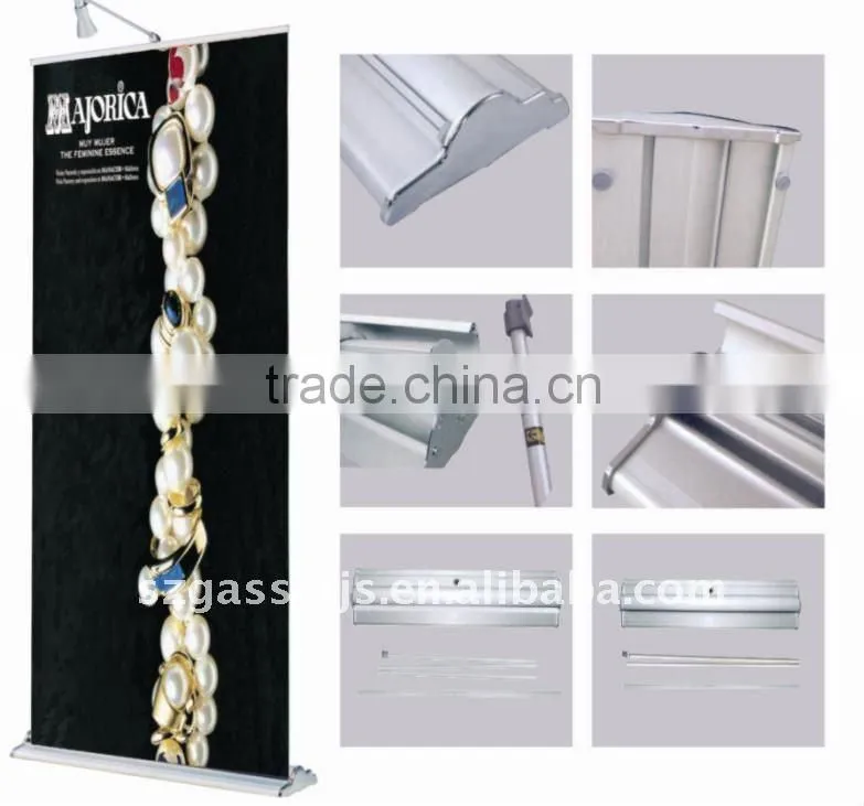 Custom aluminium roll up 80*200cm roll up banner size