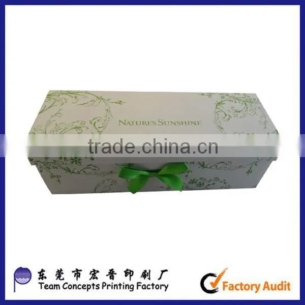 Custom luxury paper wine packaging gift box