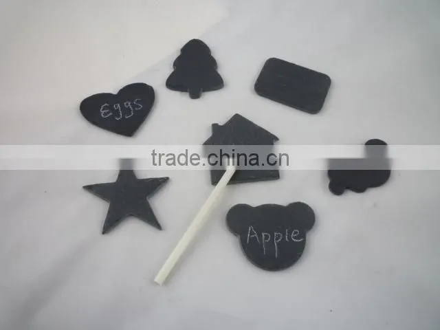 various shape lovely blank fridge magnets with soapstone chalks