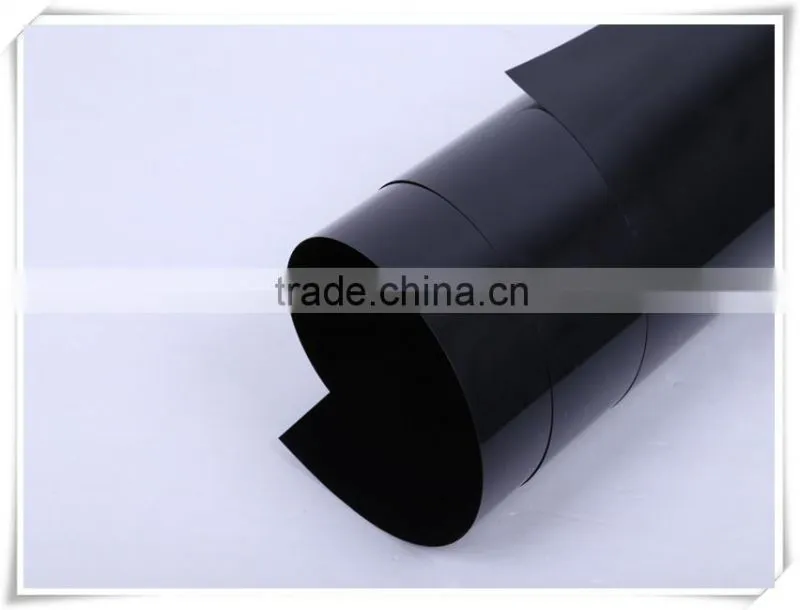 pvc sheets black/pvc optical black sheet
