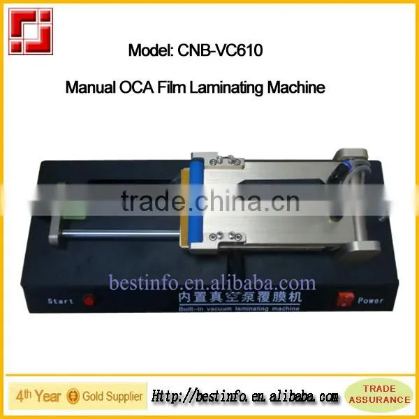 Manual Universal Mould OCA Laminator machine for OCA Tape, Polarizer and Protective Film Laminating(CNB-VC610)