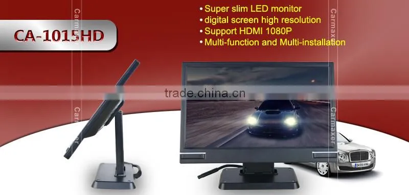 2016 newest muliti-function and installation high pixels 7inch/9inch/10.1inch car monitor with hdmi usb sd