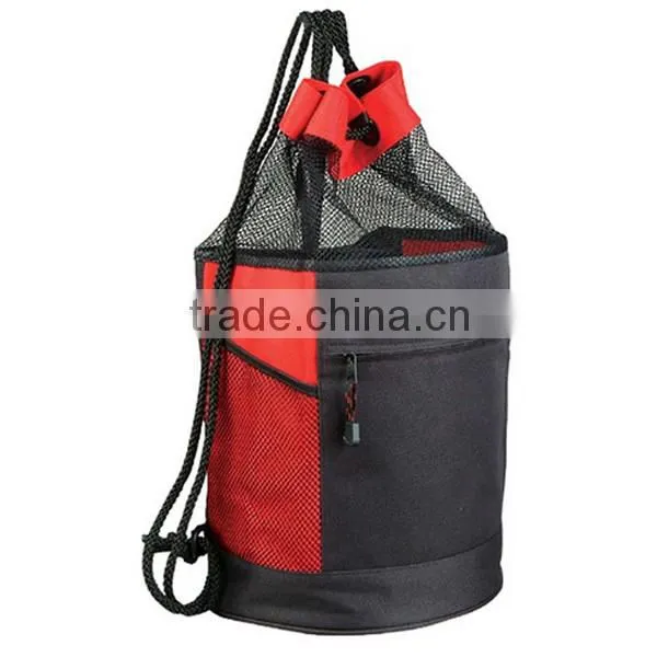 Polyester Mesh Bag GYM Sack Promotional Drawstring Bag
