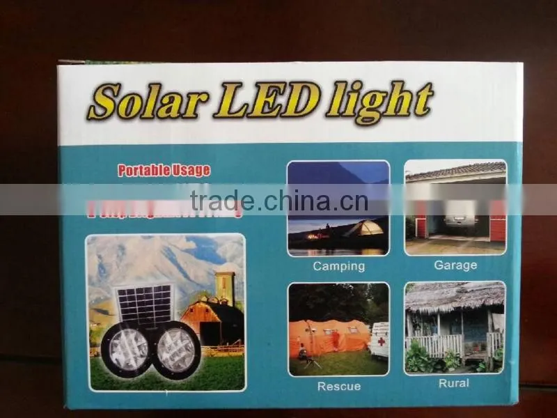 5W portable moving solar lighting system