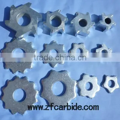 carbide cutters for concrete grinding and milling, scarifying asphalt, coating