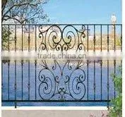 Top-selling hand forged iron fence and gate