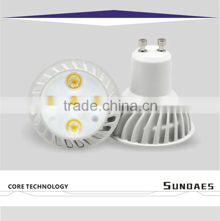 LED spotlight SMD5630 5W AC85-265V GU10 led spotlight spot bulb 2700K-6500K