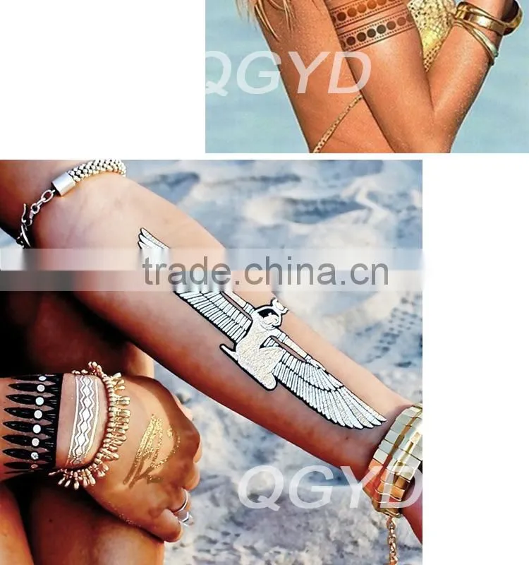 Flash Metallic Sticker Wholesaler Temporary Tattoo