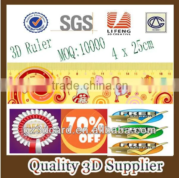 Guangzhou Lifeng PS lenticular 3d picture in large size for decoration