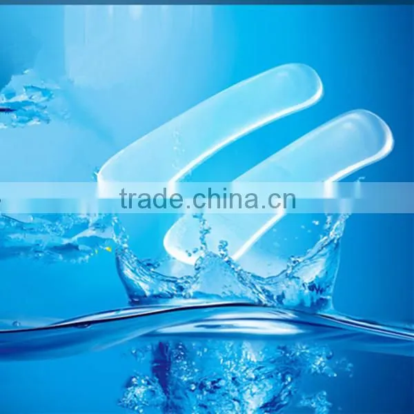 Wholesale Soft Transparent Grip Shape Waterproof Gel Sticky Shoe Cushions Invisible Clear Silicone Gel Wholesale Heel Pads