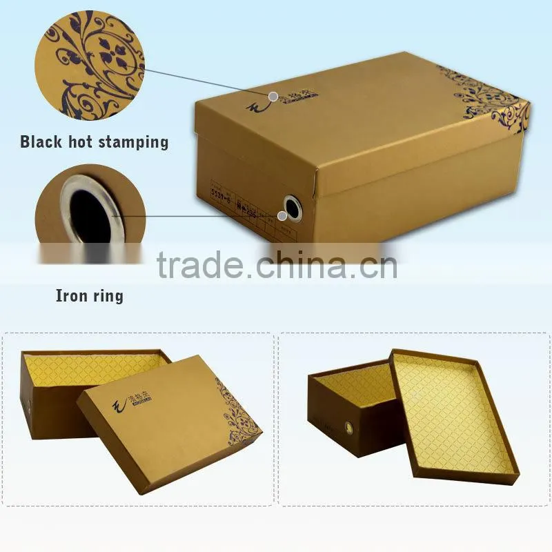 Wholesale Custom Printed Cheap Plain Cardboard Shoe Boxes