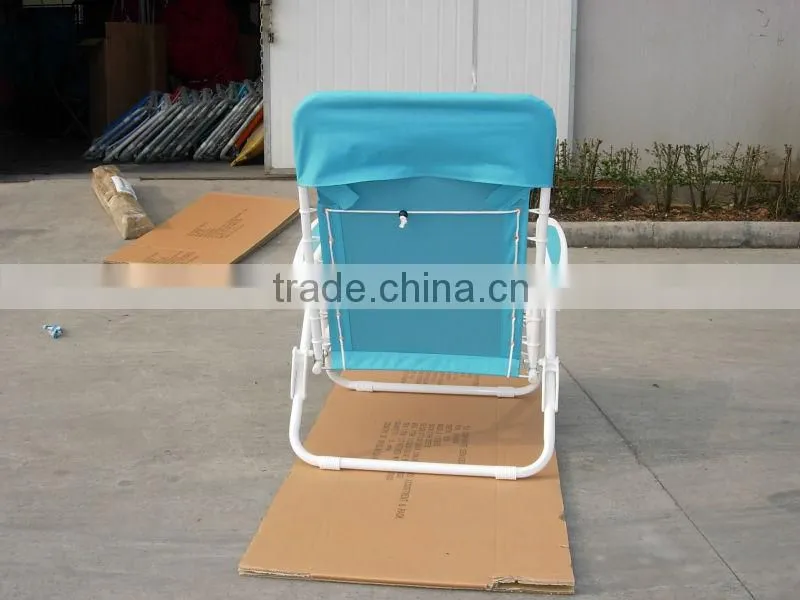 5 Positions Folding Beach Chair with Pillow