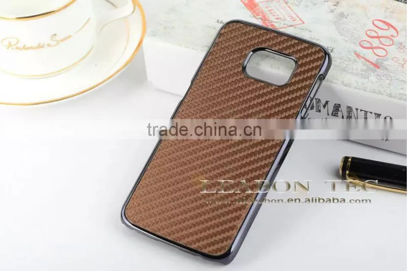 carbon fiber Alibaba wholesale PC phone case for Samsung Galaxy S6