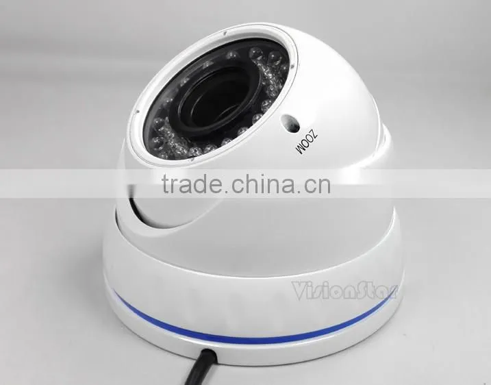 Hot sale hidden video camera 800TVL sony Effio-V super WDR defog 3DNR outdoor vandalproof security dome cctv camera