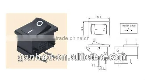 Single Pole rocker switch t120