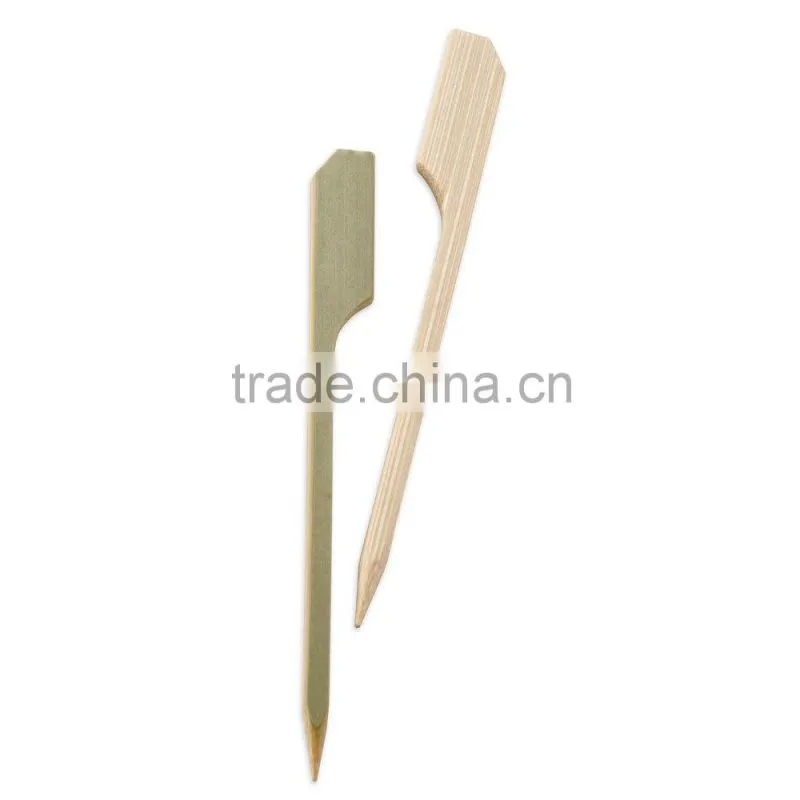 Wholesale price disposable cheapest natural bamboo paddle skewers