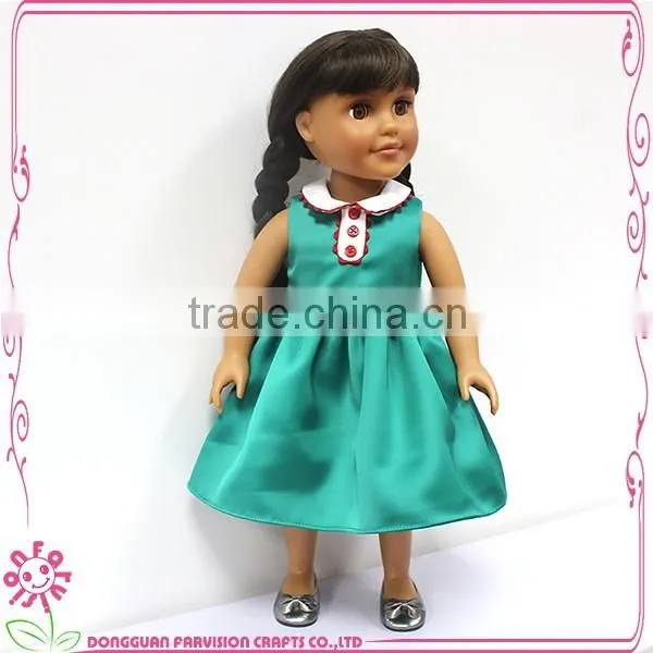 2016 popular doll dress for 18 inch girl dolls